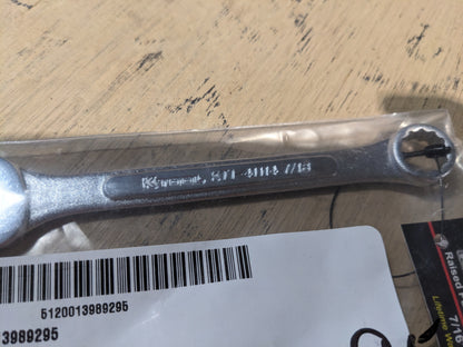 SAE International AS954 Combination Box and Open End Wrench - NSN 5120-01-398-9295 - inventory label