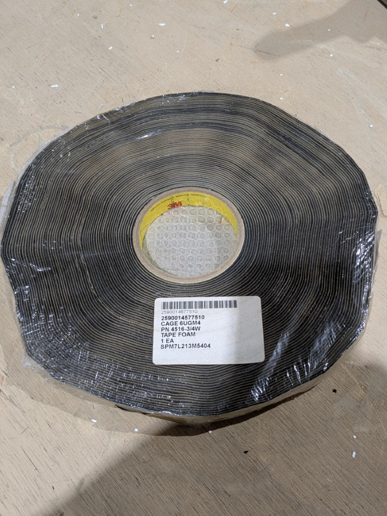 3M 4516-3/4W Foam Tape - NSN 2590-01-457-7510 - inventory label