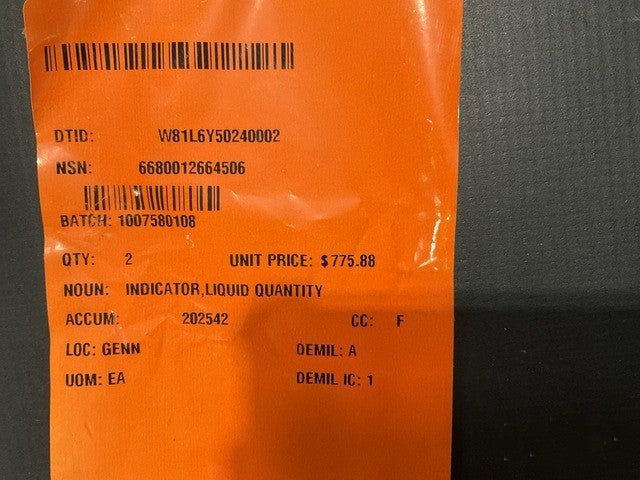 Liquid Quantity Indicator CH-47 NSN 6680-01-266-4506 - photo 2