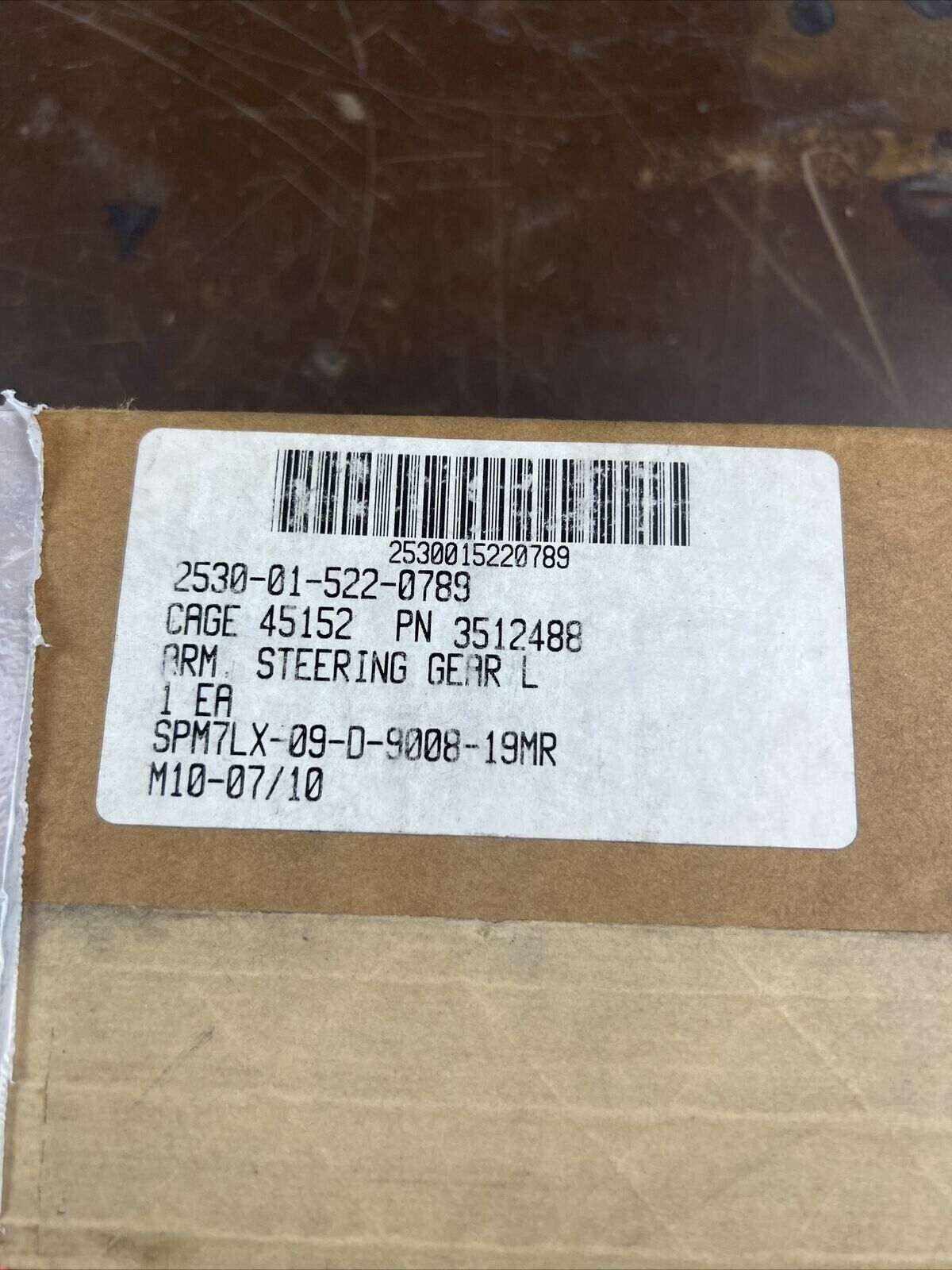 MRAP COUGAR MRAP -M-ATV STEERING GEAR ARM LH 3512488 2530-01-522-0789