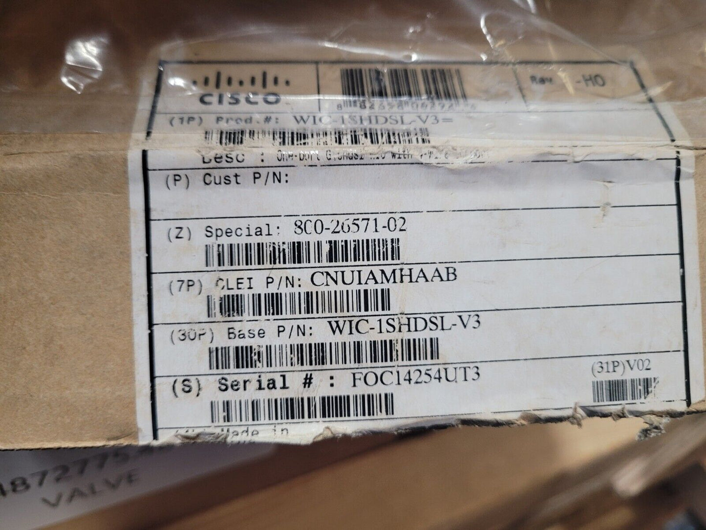 NEW CISCO BOARD WIC-1SHDSL-V3 1 Port WAN Interface Card for Cisco 17XX 4.6 Mbps