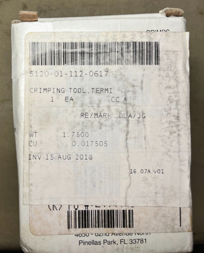 MOLEX 19294-0008 CRIMPING TOOL NON-INSULATED 8 AWG THRU 4/0 TERMINAL SKT-840