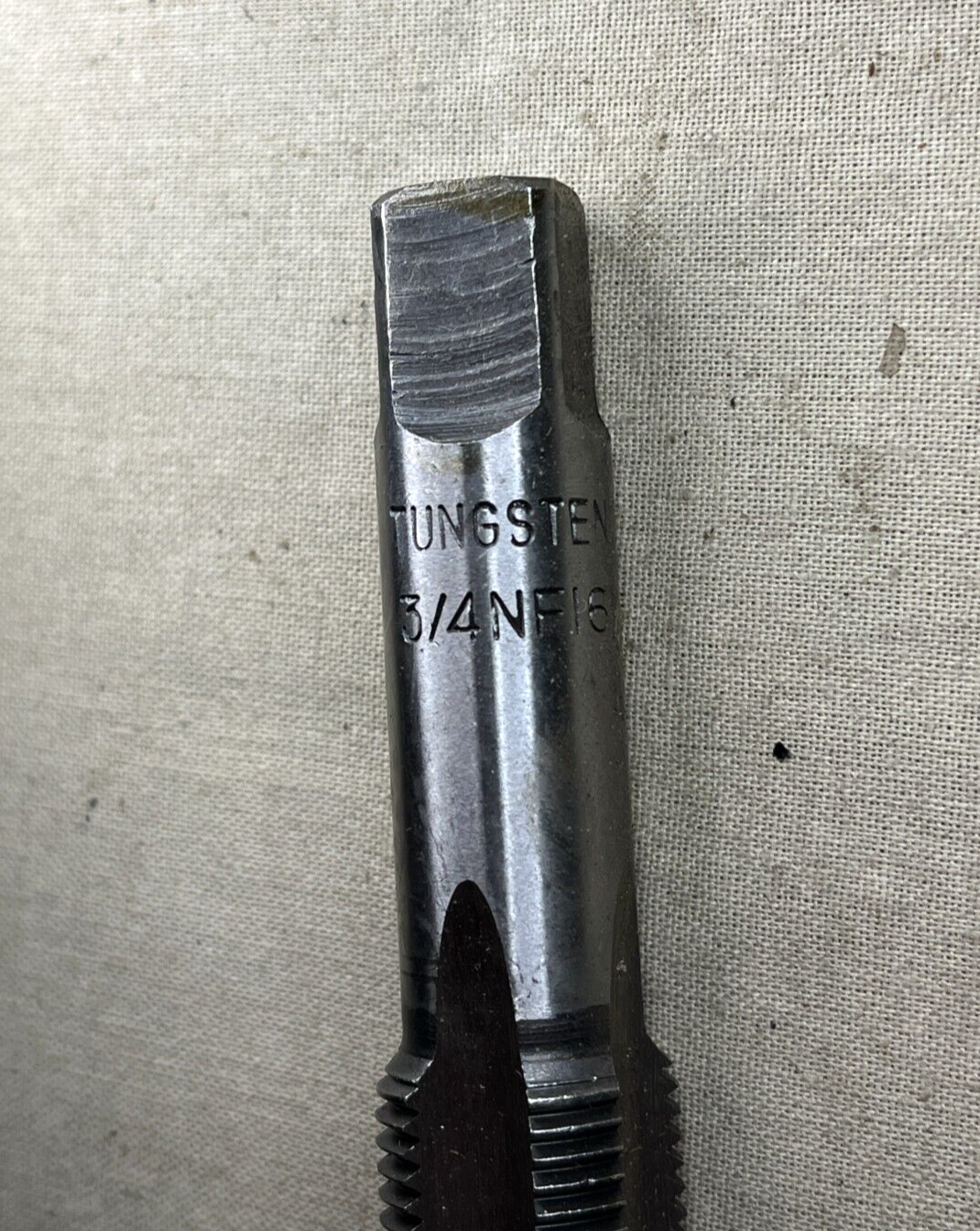 3/4'' - 16 UNF RIGHT HAND THREAD TAP TUNGSTEN STEEL 3/4NF16