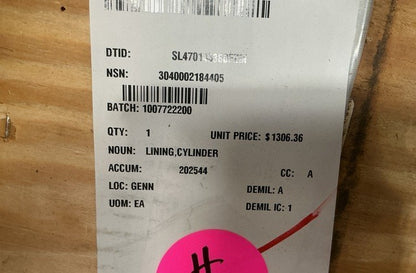 Cylinder Lining LCC-20 NSN 3040-00-218-4405 - photo 6