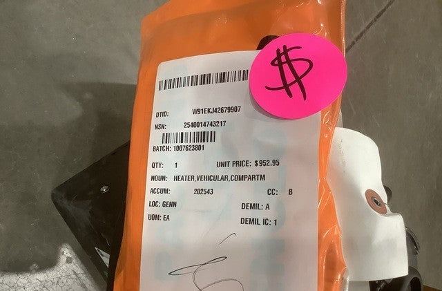 Compartment Vehicular Heater 12447007 NSN 2540-01-474-3217 - photo 6