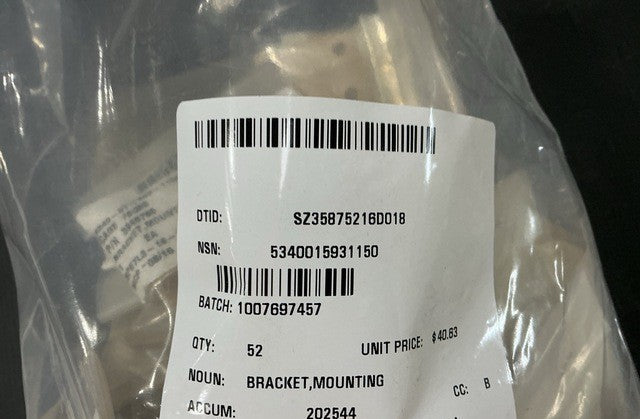 Mounting Bracket 3945780 NSN 5340-01-593-1150 - photo 3