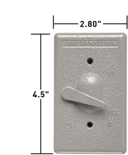 (8) GENUINE PASS & SEYMOUR CA1GL LOCKING TOGGLE SWITCH COVER USA BOX OF 8