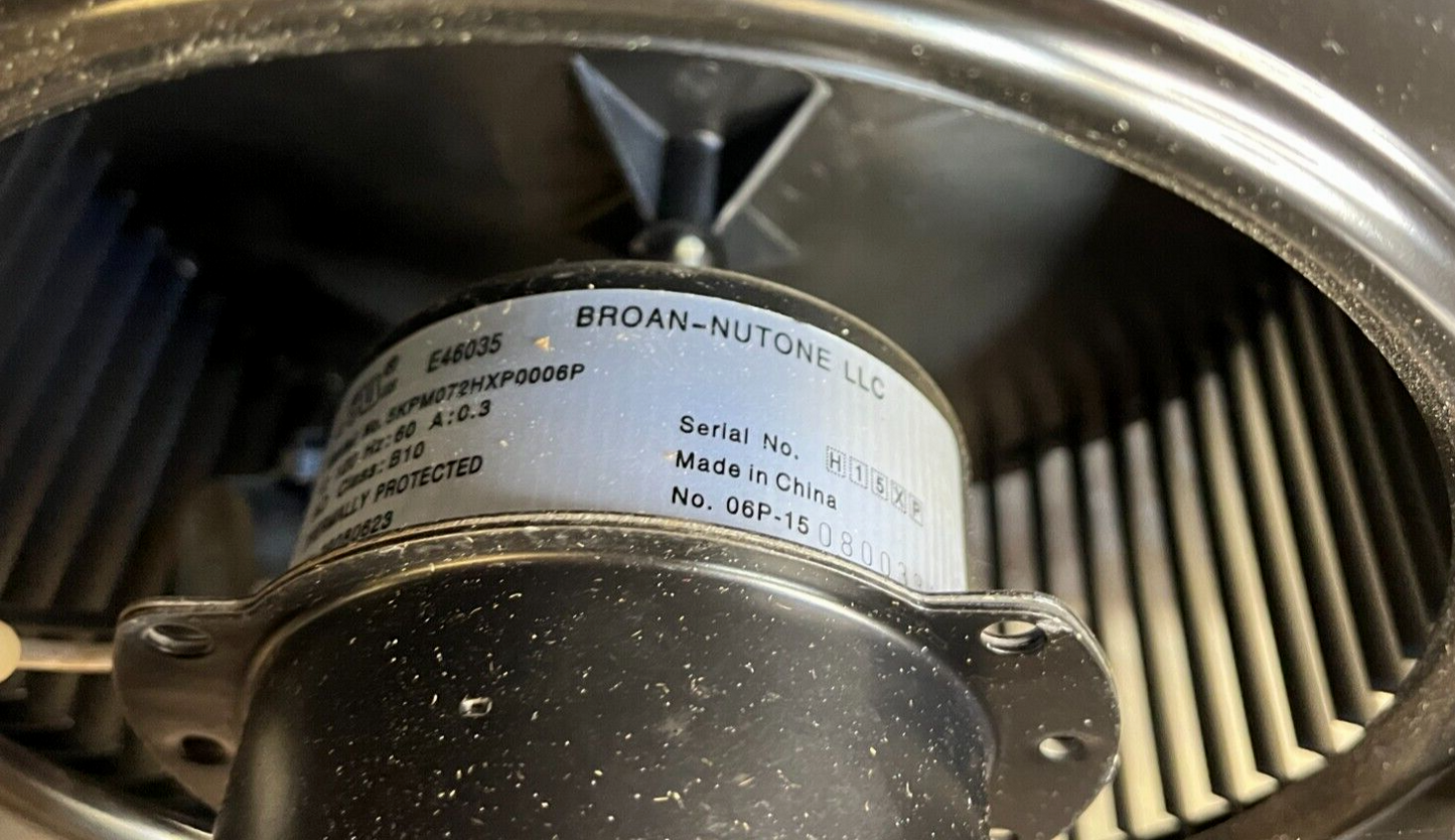 NEW BROAN S97017854 BLOWER ASSEMBLY FOR OTRE110 FAN 97017854