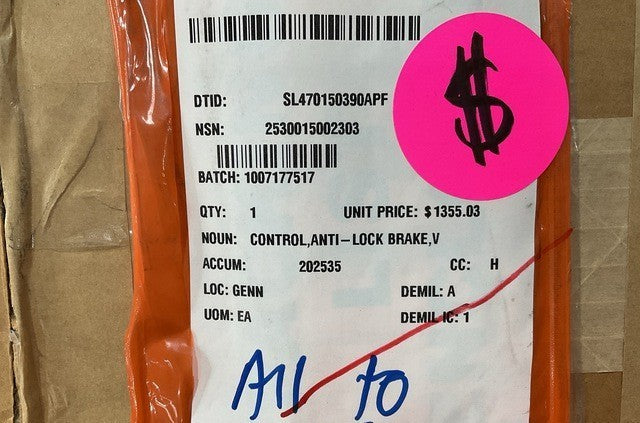 Abs Valve M1095 NSN 2530-01-500-2303 - photo 17