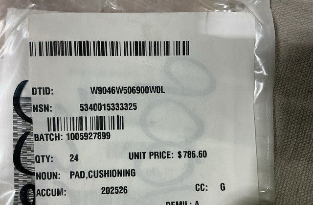 Cushioning Pad 20HS4112-001 NSN 5340-01-533-3325 - photo 5
