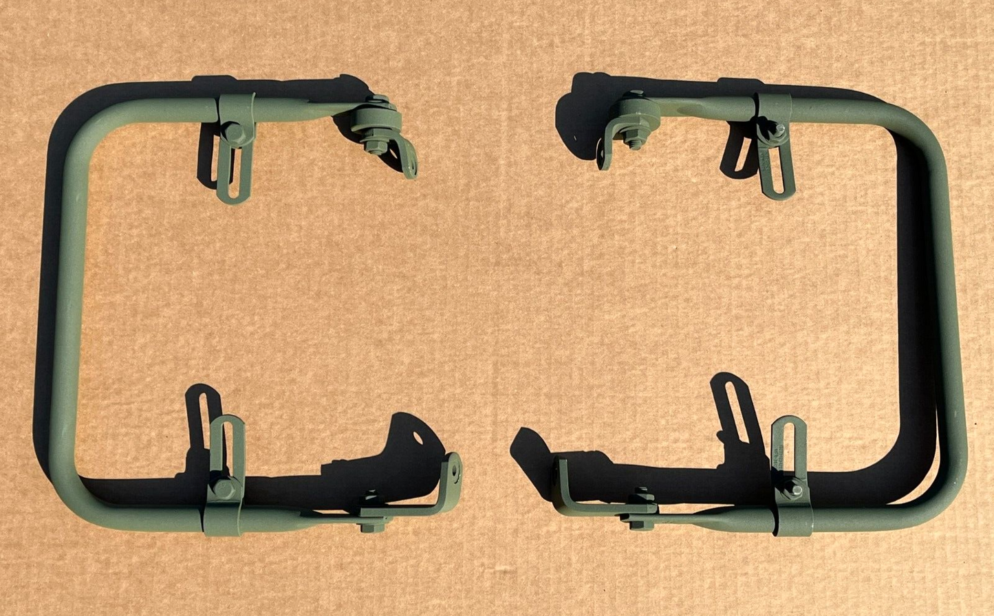 NEW HMMWV MIRROR ASSY SET, PAIR Humvee  H1 HUMMER, M998 (12342129,12342130)GREEN
