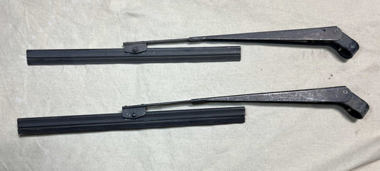 11IN. BLACK HUMVEE HMMWV M998 WINDSHIELD WIPER ARM AND BLADE SET- 1 PAIR  HUMMER