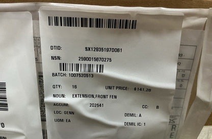 Fender Extension M1249 NSN 2590-01-567-0275 - photo 6