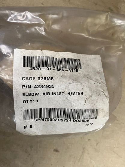 NEW MRAP 4284935 AIR CONDITIONING HEATING ELBOW 4305042 4520-01-556-4119 USA