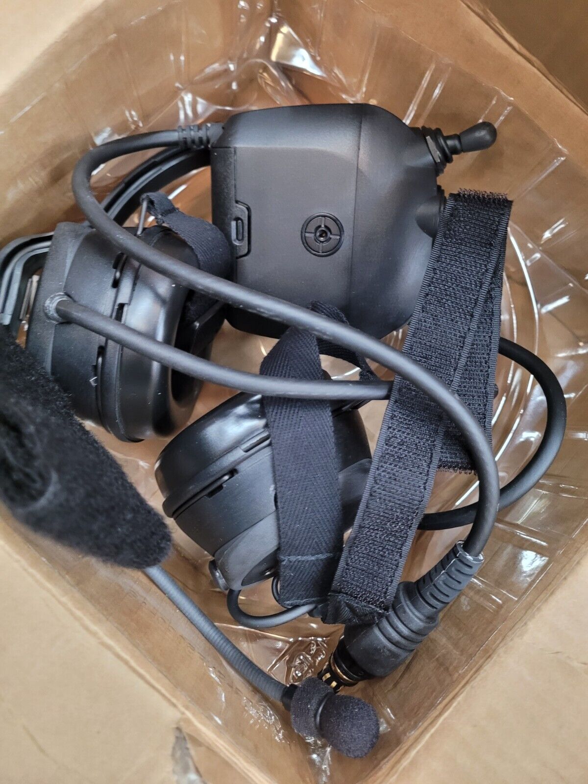 MILITARY RACAL ACOUSTICS TWO LOOP, HEADSET-MICROPHONE A3206760 5965-01-551-7393