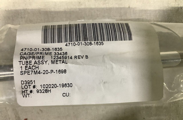 Metal Tube Assy 12345914 NSN 4710-01-308-1635 - photo 4