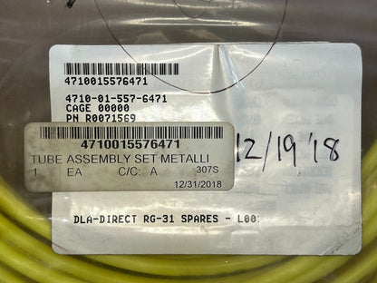 Metallic Tube Assembly Set R0071243-0301 NSN 4710-01-557-6471 - photo 5