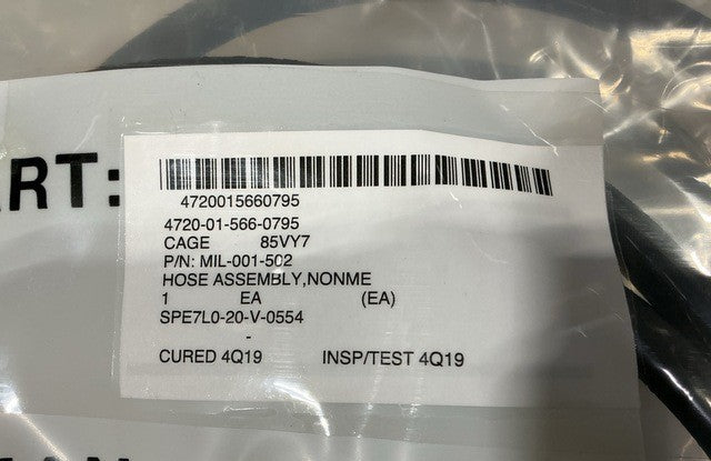 Hose Assembly MIL-001-502 NSN 4720-01-566-0795 - photo 3