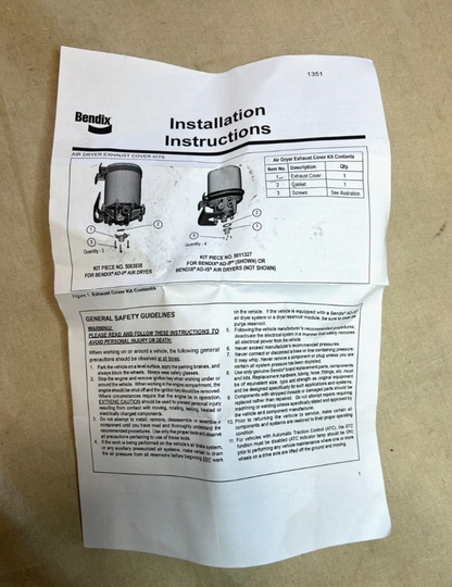 NEW MILITARY HEMTT TRUCK BENDIX 292346 ACCESS COVER 2AW409 5340-01-157-3482