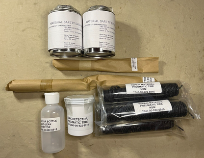 TUBELESS PNEUMATIC T1 TIRE PUNCTURE REPAIR KIT M100 3R7644 2640-00-922-6921
