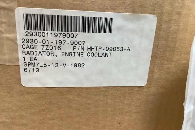 GENUINE ENGINE COOLANT RADIATOR 99053A HHTP-99053-A 1A-10836 11021416 405686