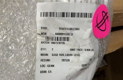Liquid Level Gage Rod PE24690 NSN 6680-99-133-9931 - photo 6