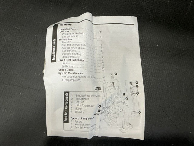 Safety Belt 1854030 NSN 2540-01-355-7701 - photo 14