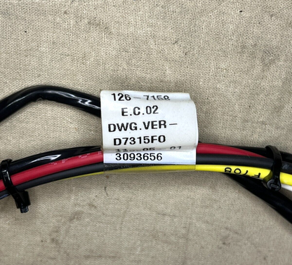 GENUINE CATERPILLAR 126-7158 126-7156 BRANCHED WIRING HARNESS 5995-01-466-4444