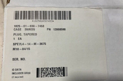 2008598 STEEL TAPERED PLUG 8" L, DIA. 2" 1025-01-038-7453