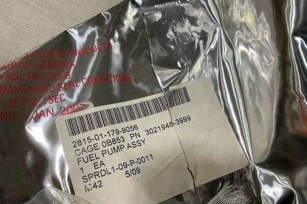 Fuel Pump 3021948-3999 NSN 2815-01-179-9056 - photo 15