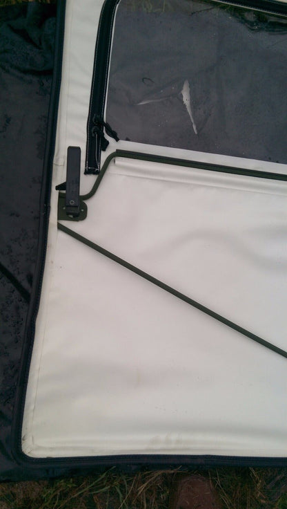 NEW M998 HMMWV Humvee FRONT DRIVER SIDE DOOR Soft Top Arctic WHITE 12340231-1