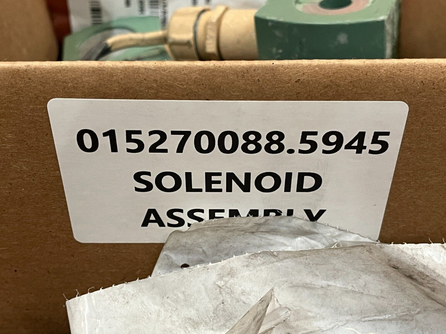WATER PURIFICATION 1500 SOTERA 33903015-6 SOLENOID ASSEMBLY 5945-01-527-0088 NOS
