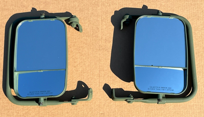 NEW HMMWV MIRROR ASSY SET, PAIR Humvee  H1 HUMMER, M998 (12342129,12342130)GREEN