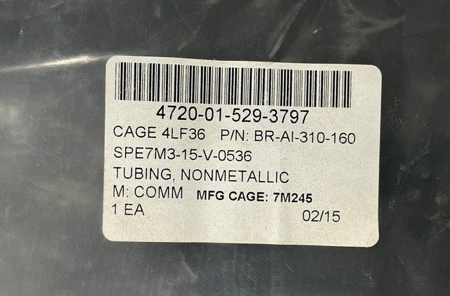 Nonmetallic Tubing BR-AI-310-160 NSN 4720-01-529-3797 - photo 3