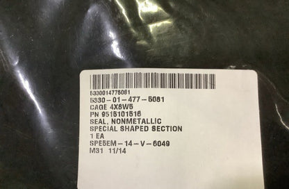 Special Shaped Seal 9515101516 NSN 5330-01-477-5081 - photo 2
