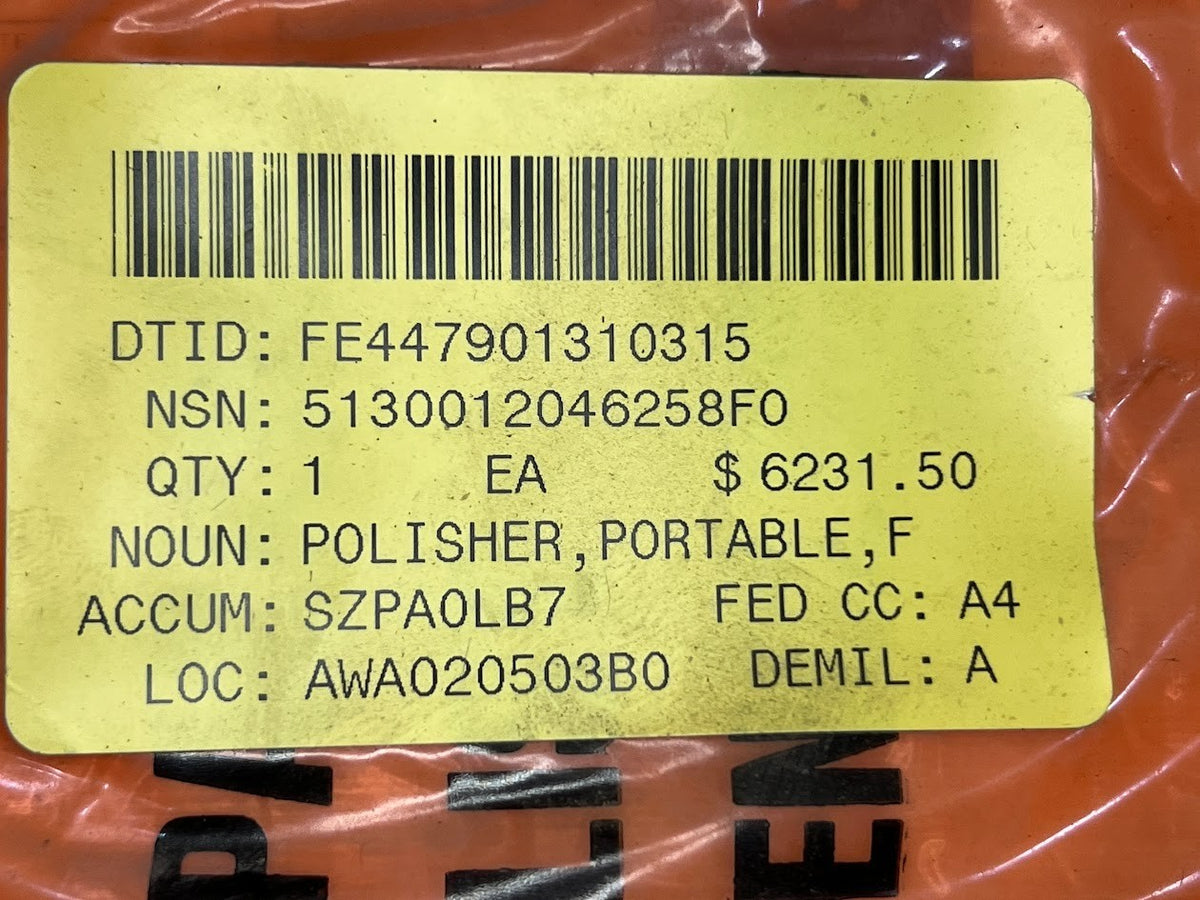 Fiber Optic Portable Polisher 69-3000-160 NSN 5130-01-204-6258 - photo 13
