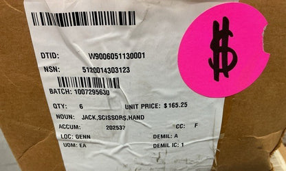 Hand Scissor Jack M1167 NSN 5120-01-430-3123 - photo 5