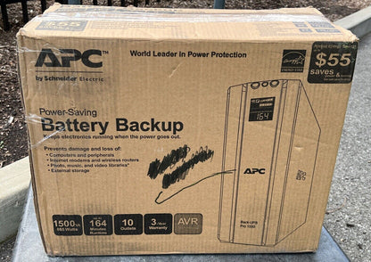 Schneider APC BR1500G Back-UPS Pro 1500 865 Watts 1500VA 230V Tower (230V)