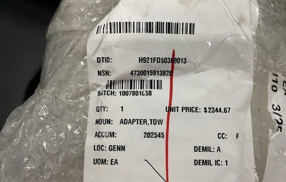 Tow Adapter 4305000 NSN 4730-01-591-3828 - photo 10