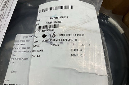 Cable Assy 10181-9823-021 NSN 5995-01-583-8637 - photo 4