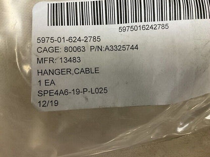 NEW US MILITARY A3325744 WIRE CLAMP TAB CABLE HANGER NSN 5975-01-624-2785