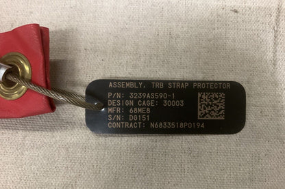 NAVAL AIR 3239AS590-1 TRB STRAP PROTECTOR ASSEMBLY 3239AS590 1730-01-661-5266