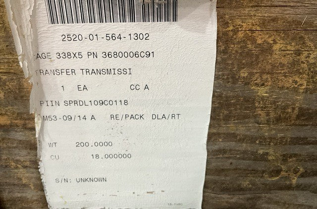 Transfer Case 3680006C91 NSN 2520-01-564-1302 - photo 5