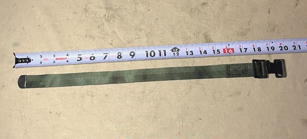 USGI MILITARY 8690465 WEBBING STRAP BOTH W/ATTACHMENTS 1048091 5340-00-678-9031