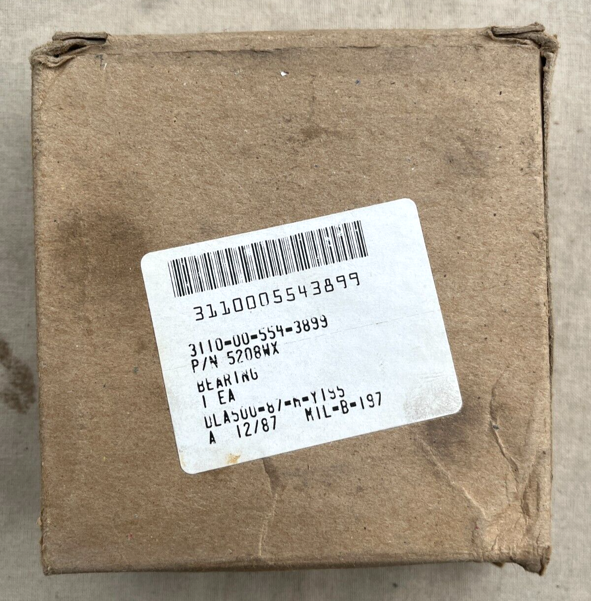 AVLB M60A1, M60 TANK 5802WX A-A-59636 ANNULAR BALL BEARING 3110-00-554-3899 NOS