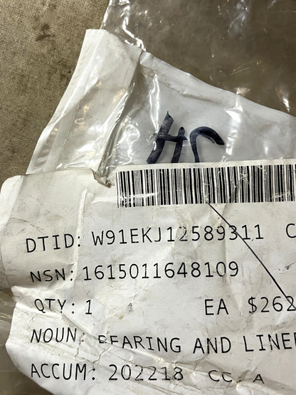 BELL OH-58 KIOWA 406-010-417-101 BEARING & LINER ASSEMBLY 1615-01-164-8109 NOS