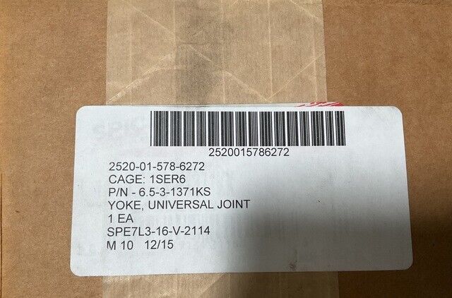 HET M1070A1 TRUCK 6.5-3-1371KX DRIVE SHAFT SLIP YOKE 2GH44 2520-01-578-6272 USA