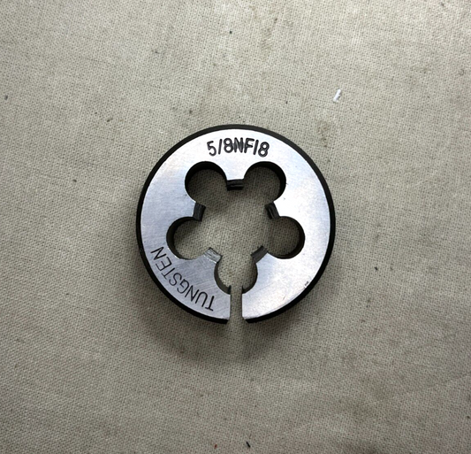THREADING TOOL 5/8" X 18 UNF IMPERIAL DIE NUT 1.5" TUNGSTEN STEEL 5/8NF18