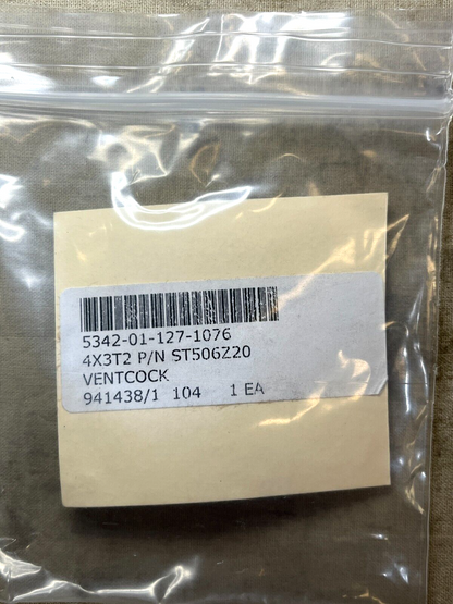 EATON/HAYWARDINDL ST506Z20 VENT VALVE, COCK ST506-Z-19-MIL 5342-01-127-1076