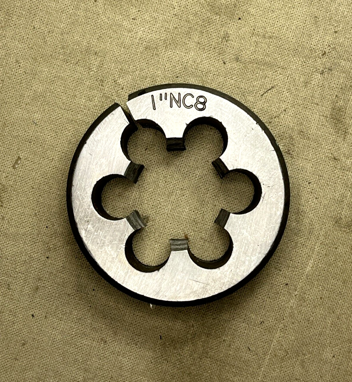 THREADING TOOL 1" X 8 UNC SPLIT DIE THREAD CUTTER TUNGSTEN STEEL 1"NC8